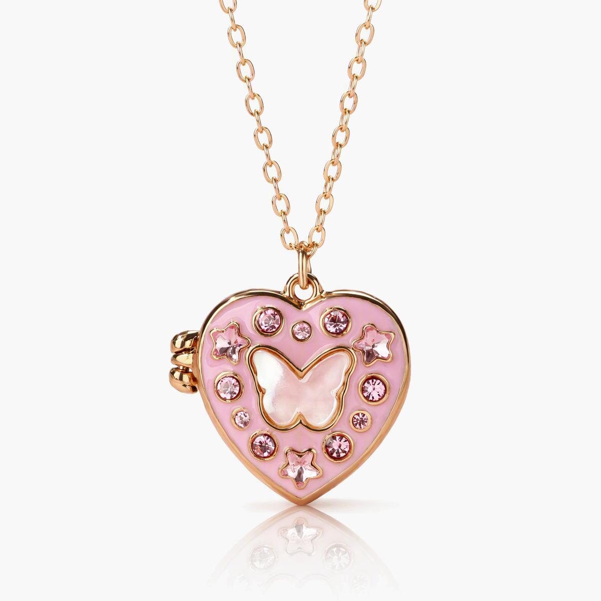 Cute Heart Locket Necklace