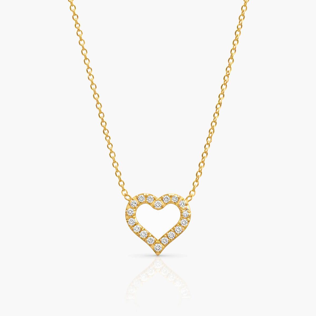 Dainty Heart Pendant Necklace