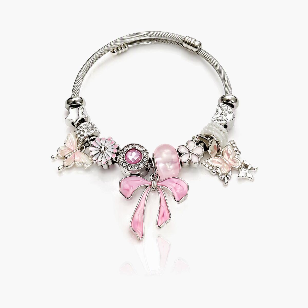Cute Bow Knot Charm Bracelet