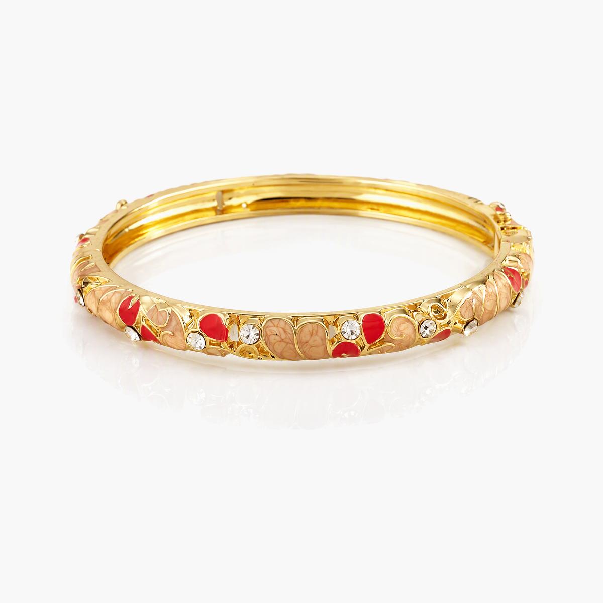 Boho Leaf Branch Bangle