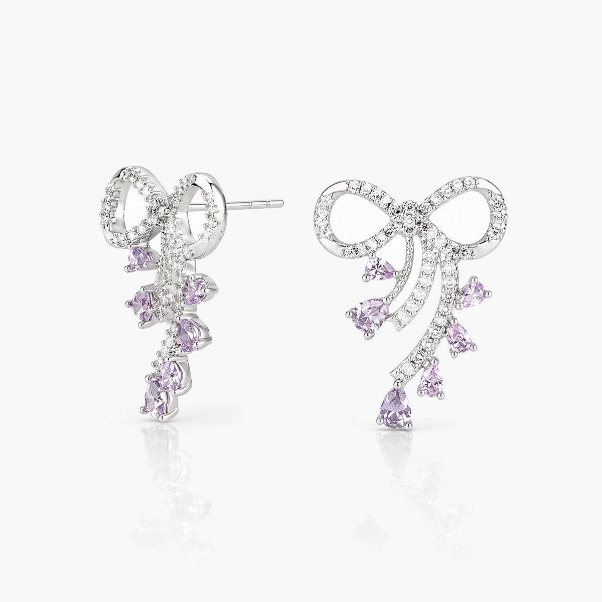 Elegant Bow Knot Drop Earrings