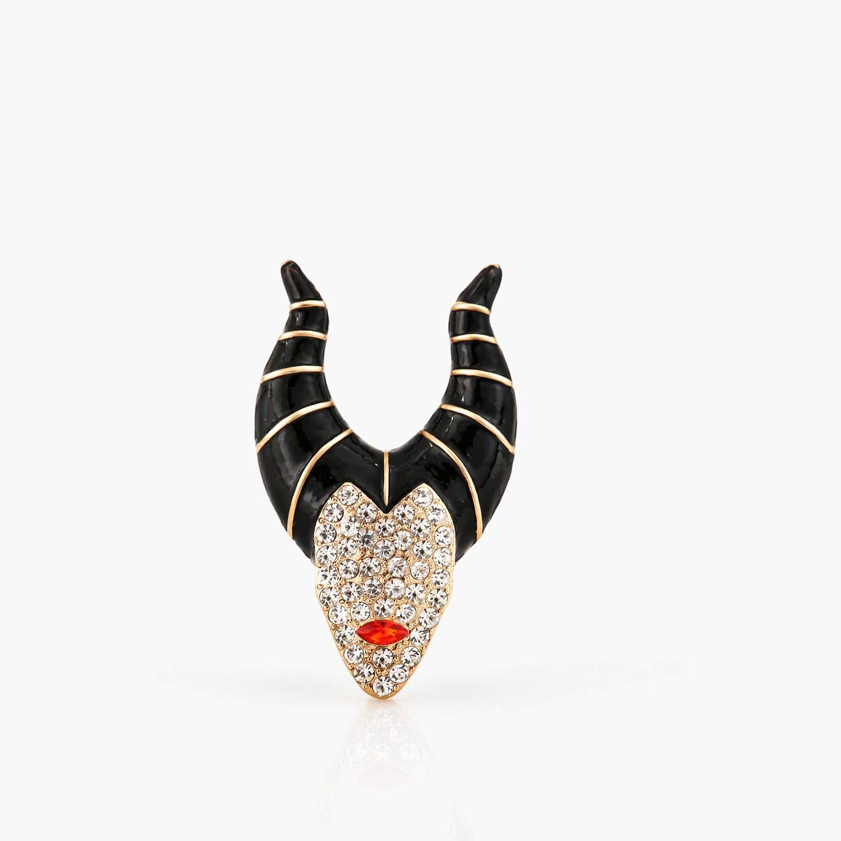 Trendy Horned Devil Head Stud Earrings