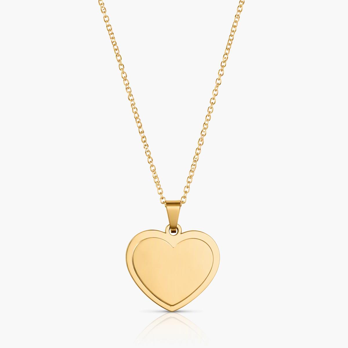 Minimalist Geometric Disc Pendant Necklace