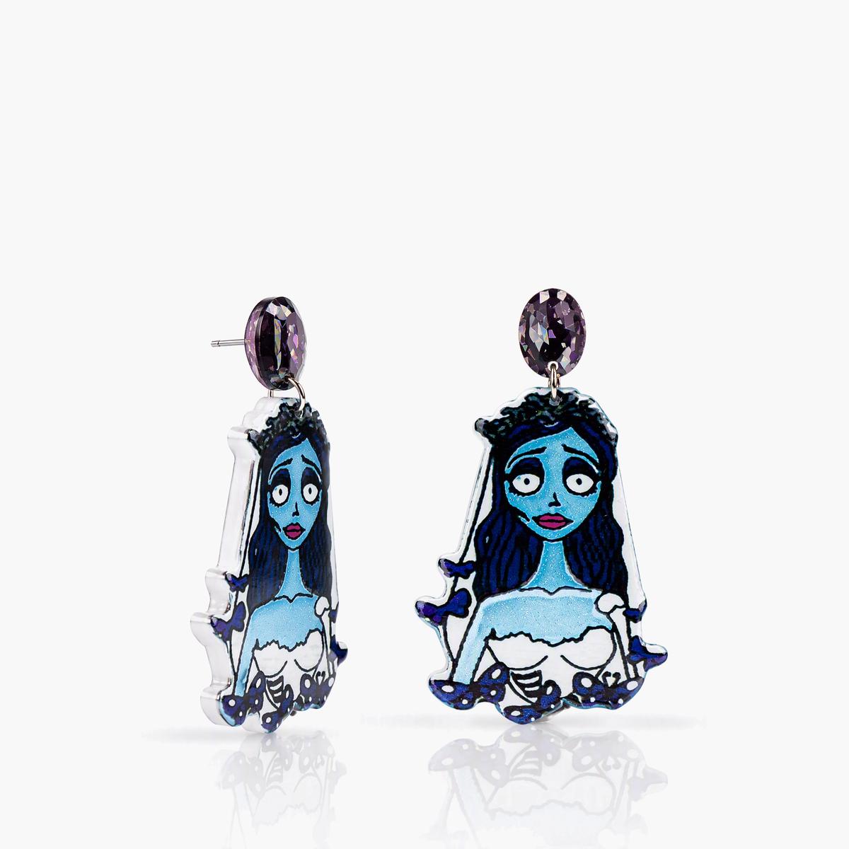 Cute Corpse Bride Drop Earrings