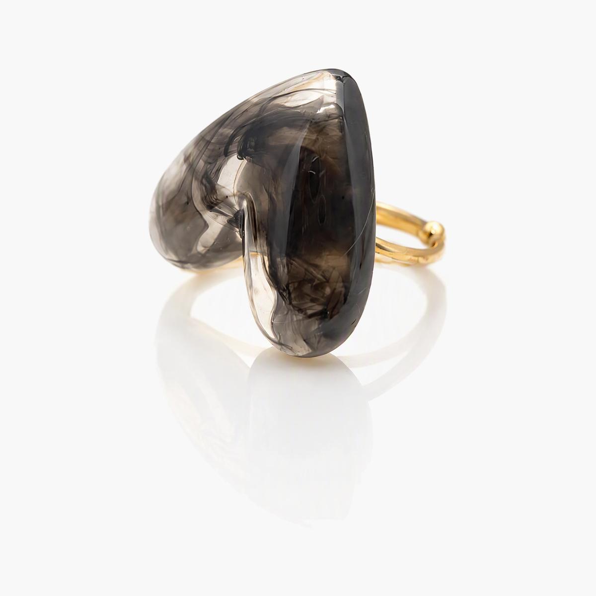 Twisted Heart Ring