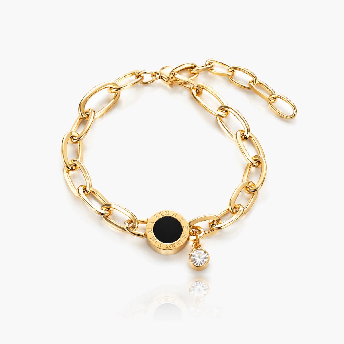 Trendy Circle Disc Bracelet