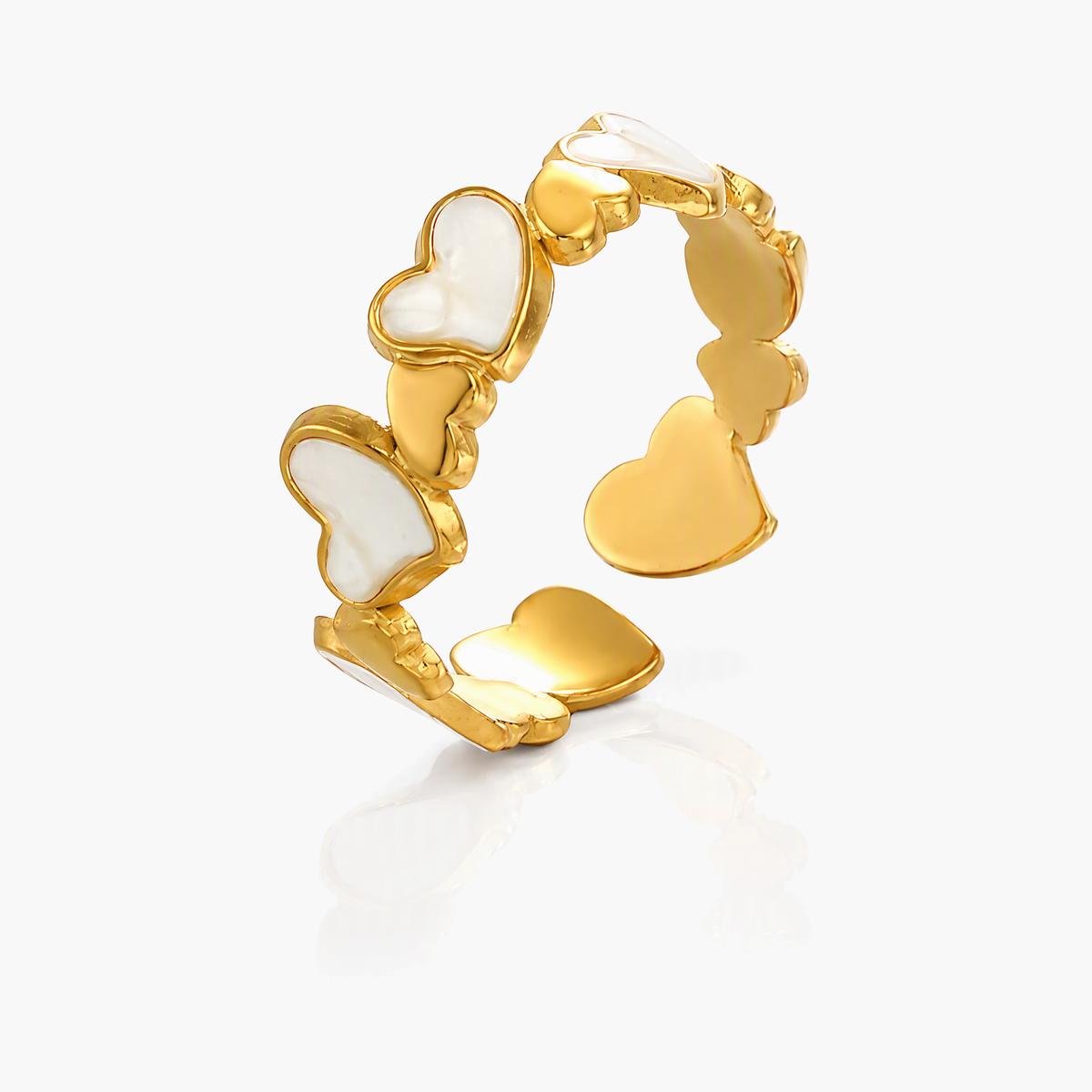 Cute Heart Link Ring