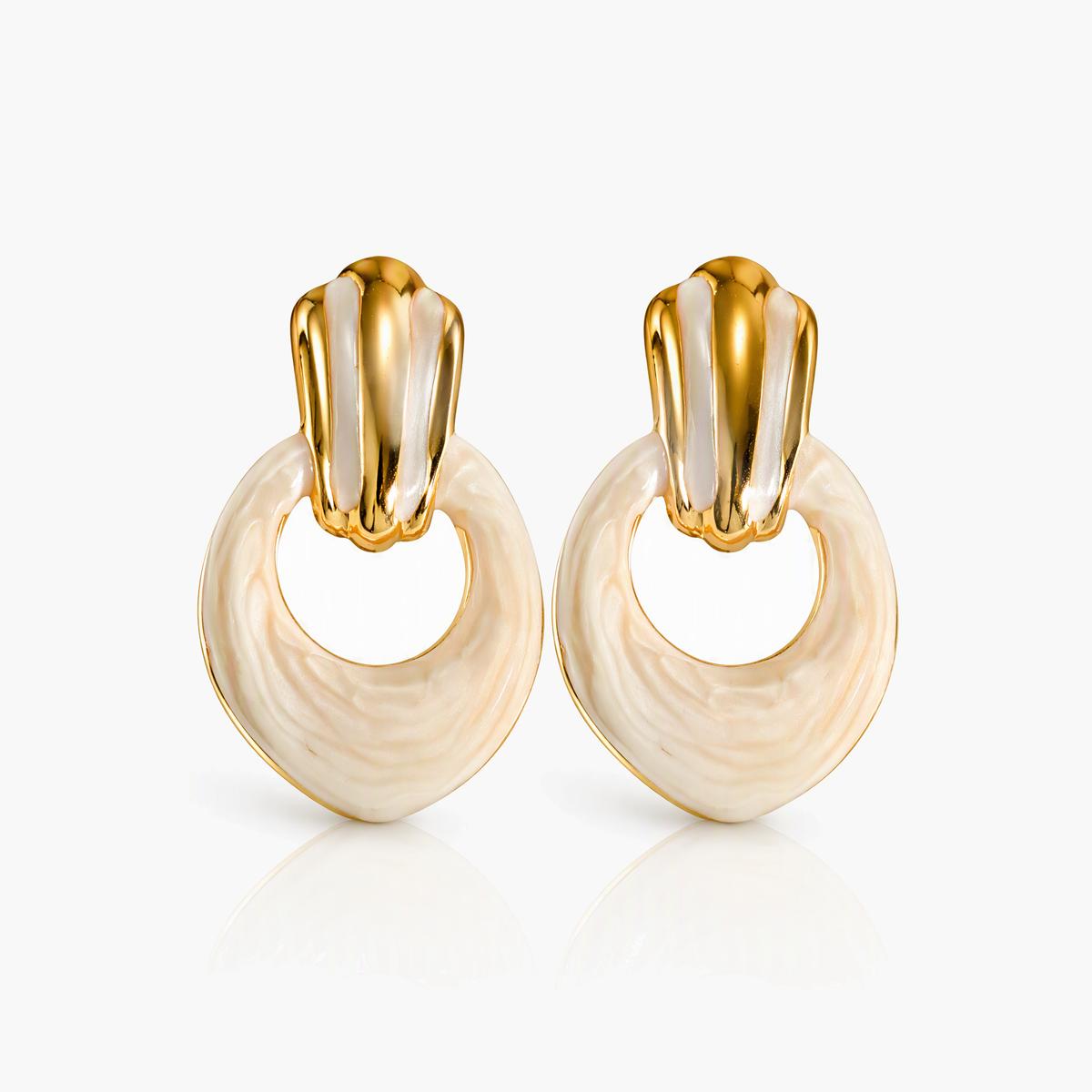 Trendy Mixed Motif Stud Earrings