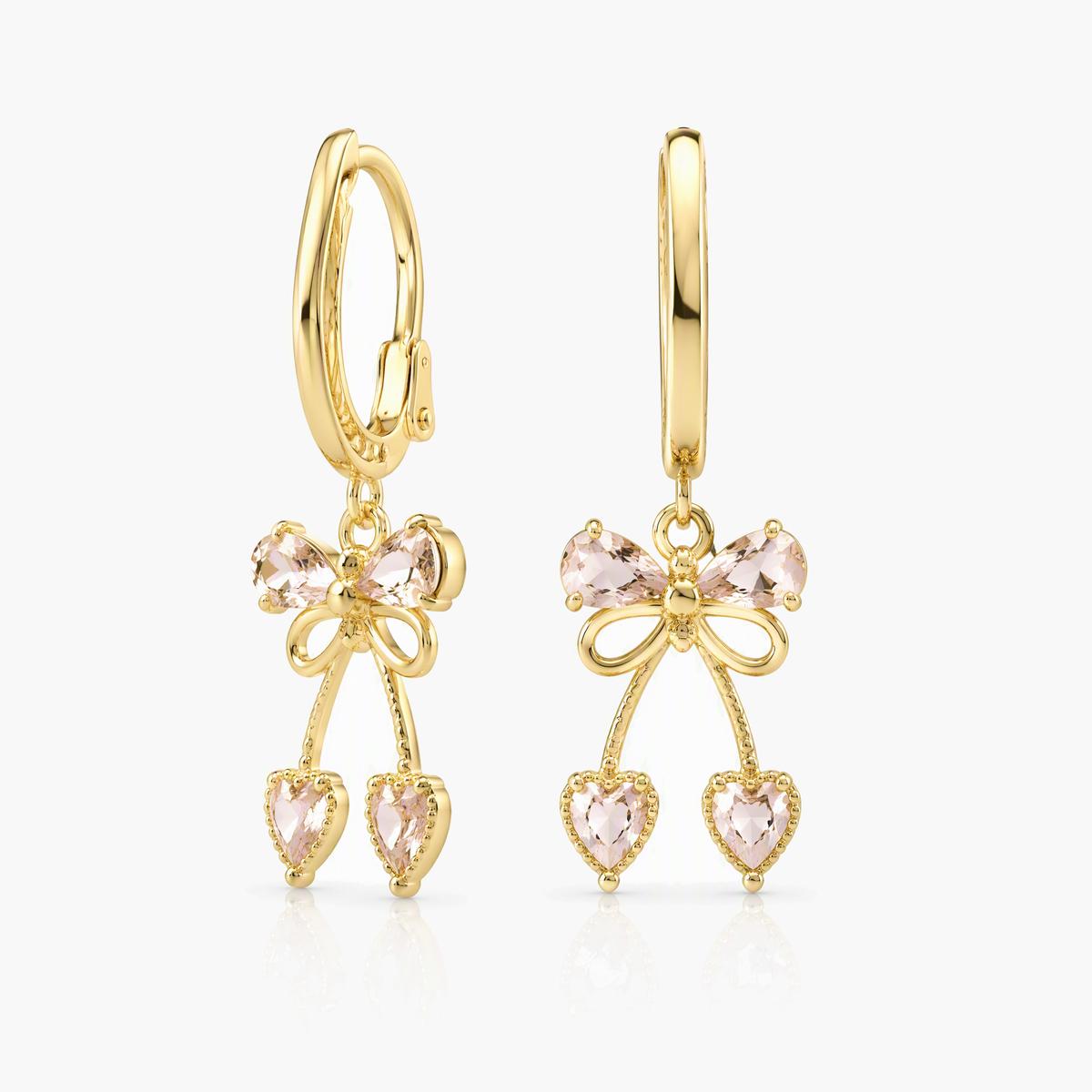 Cute Mixed Charm Huggie Earrings