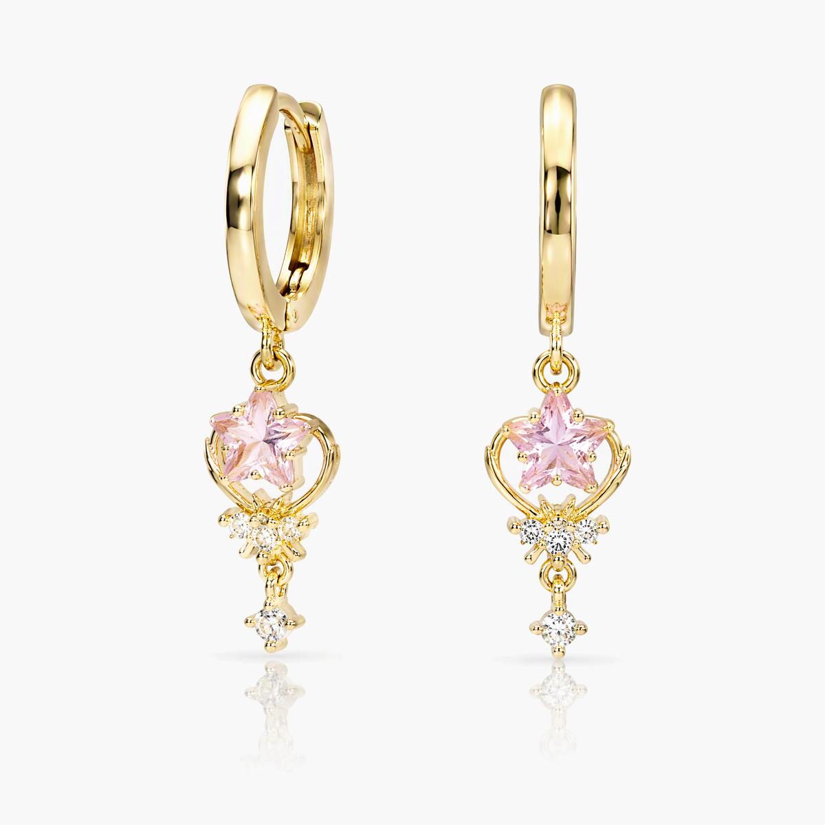 Celestial Charm Huggie Earrings