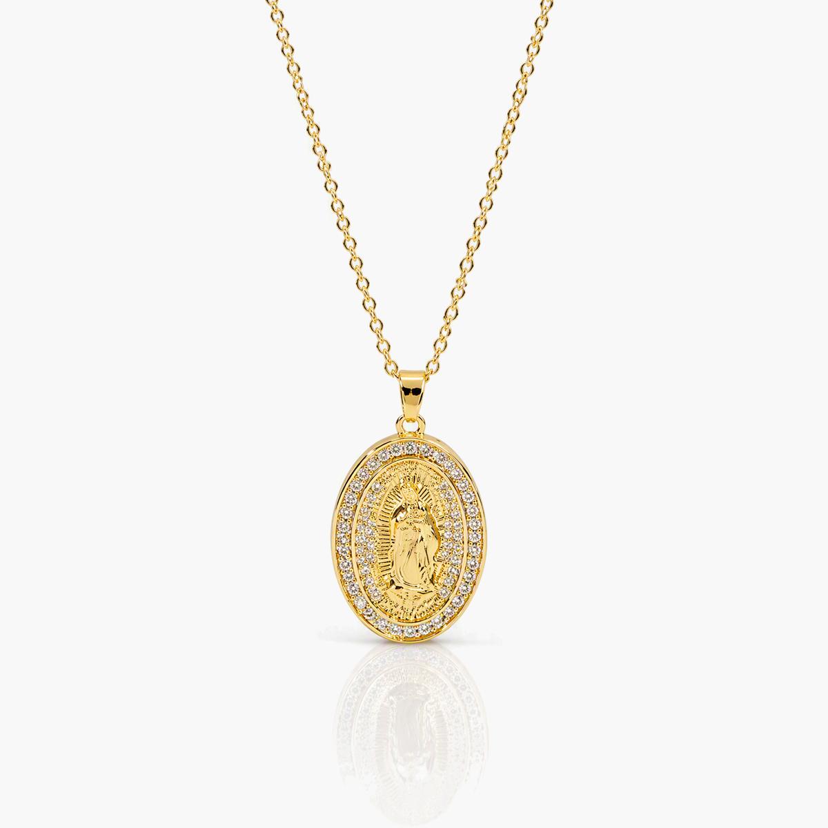 Virgin Mary Pendant Necklace