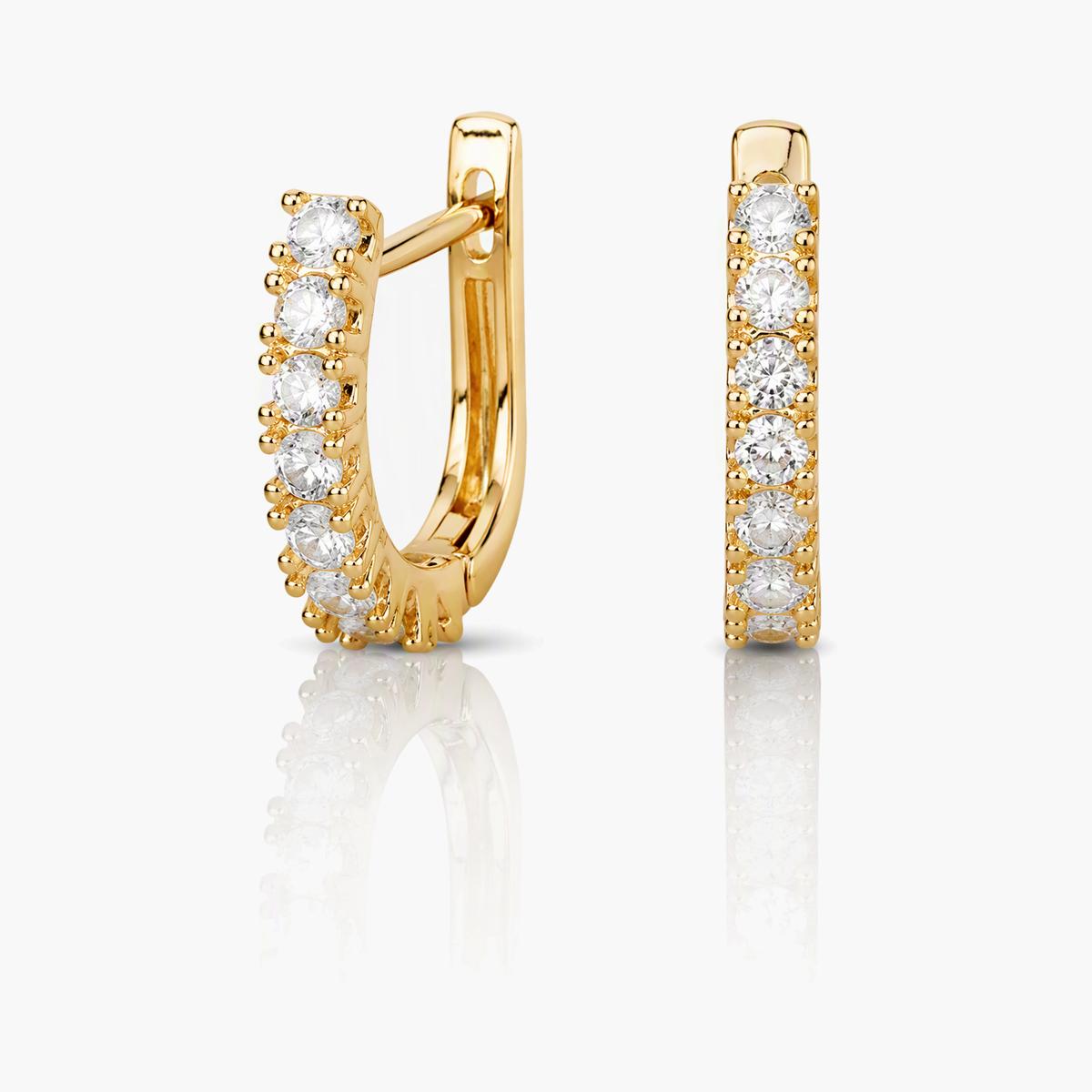Trendy Charm Huggie Earrings