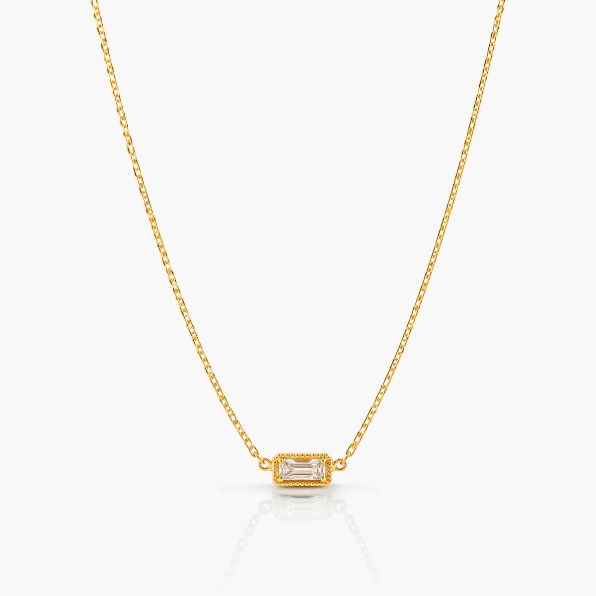 Dainty Bar Pendant Necklace