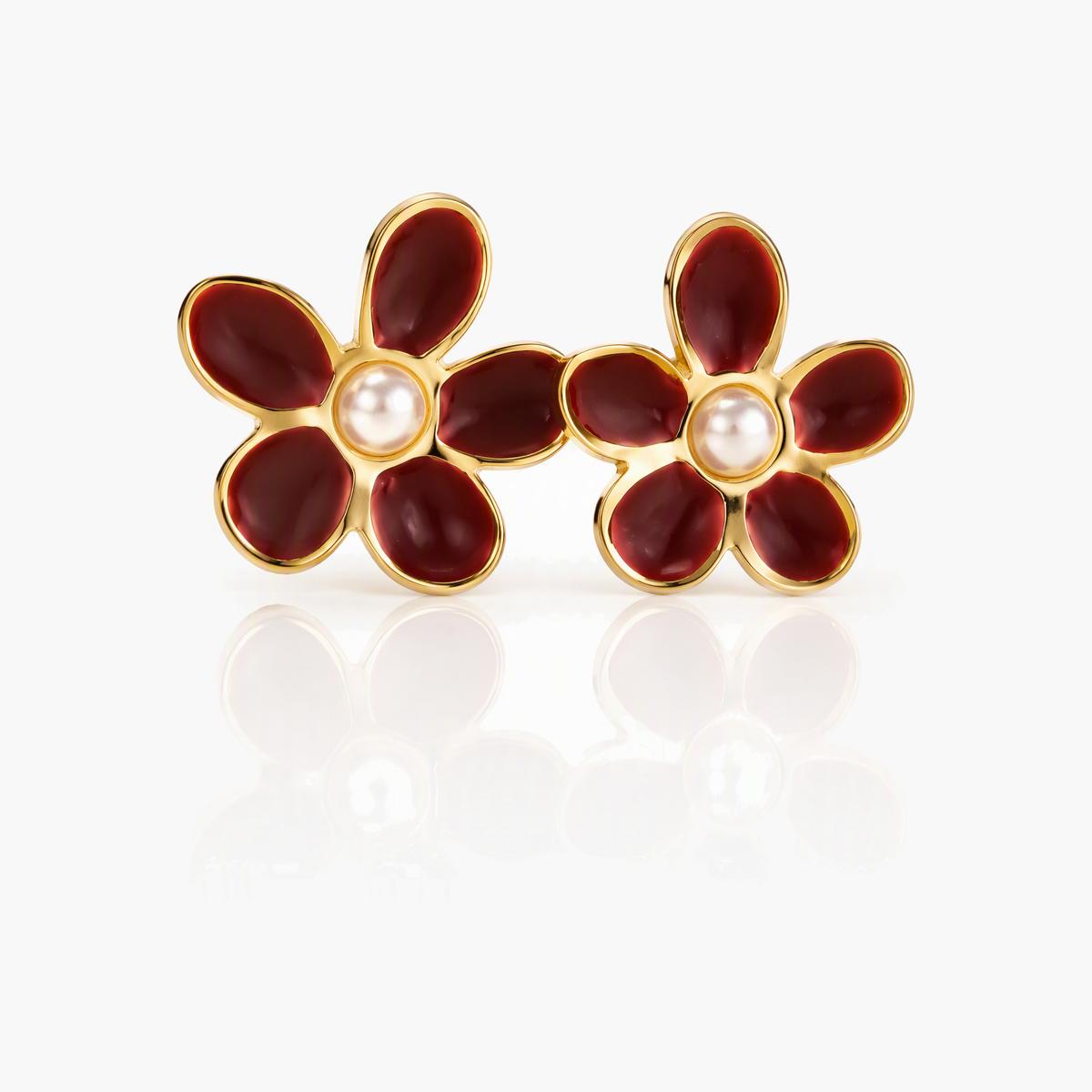 Trendy Mixed Motif Stud Earrings