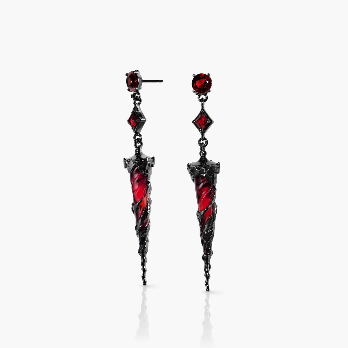 Twisted Spike Drop Earrings