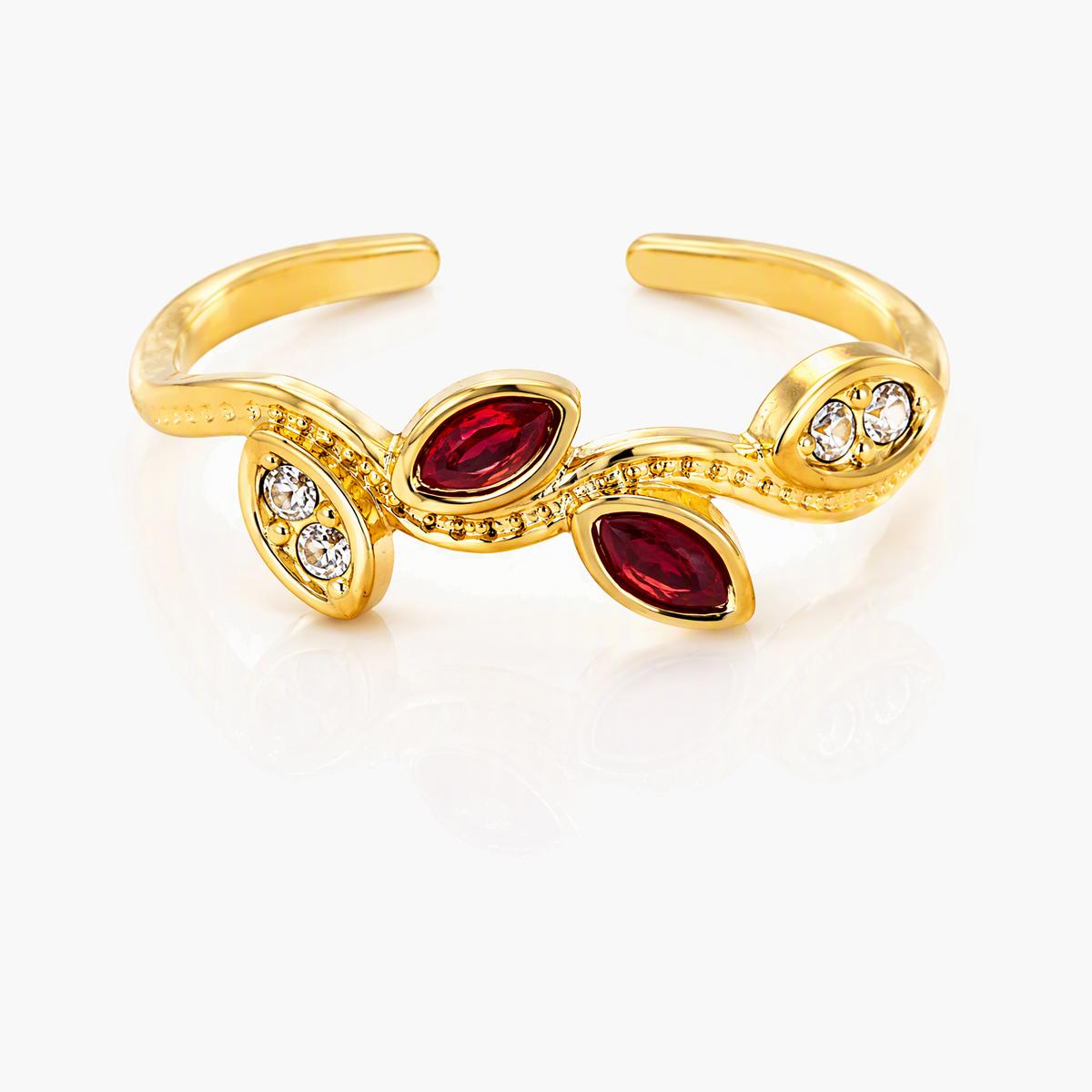Elegant Snake Open Cuff Ring