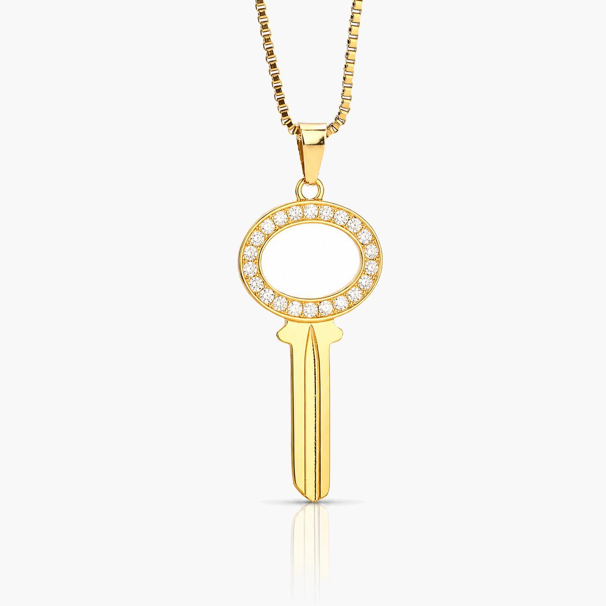 Trendy Key Pendant Necklace