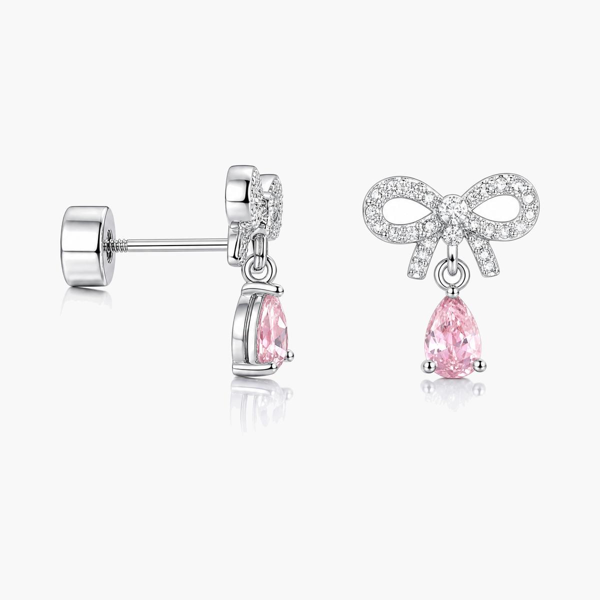 Cute Bow Knot Drop Earrings