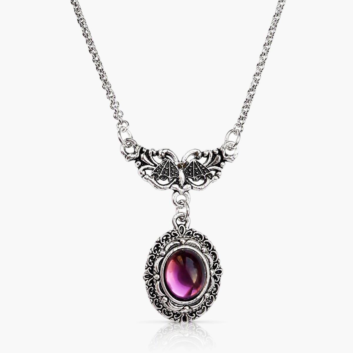 Vintage Fleur-De-Lis Pendant Necklace