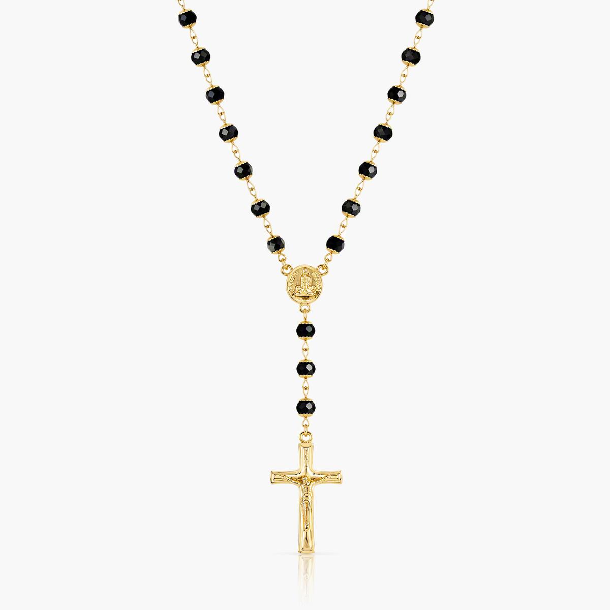 Crucifix Rosary Necklace