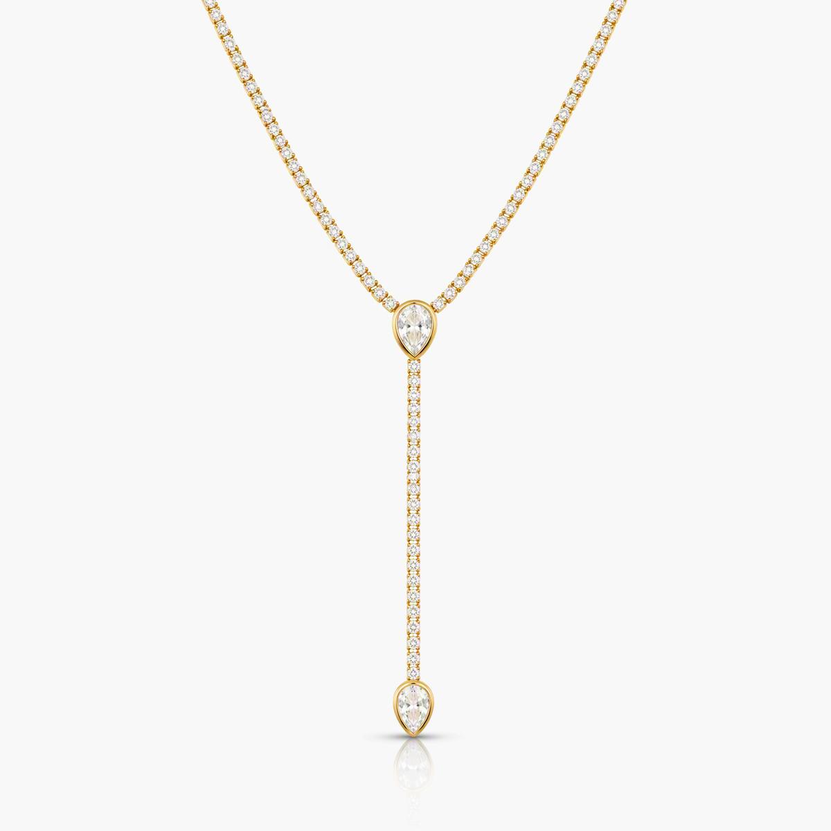 Elegant Teardrop Y-Necklace