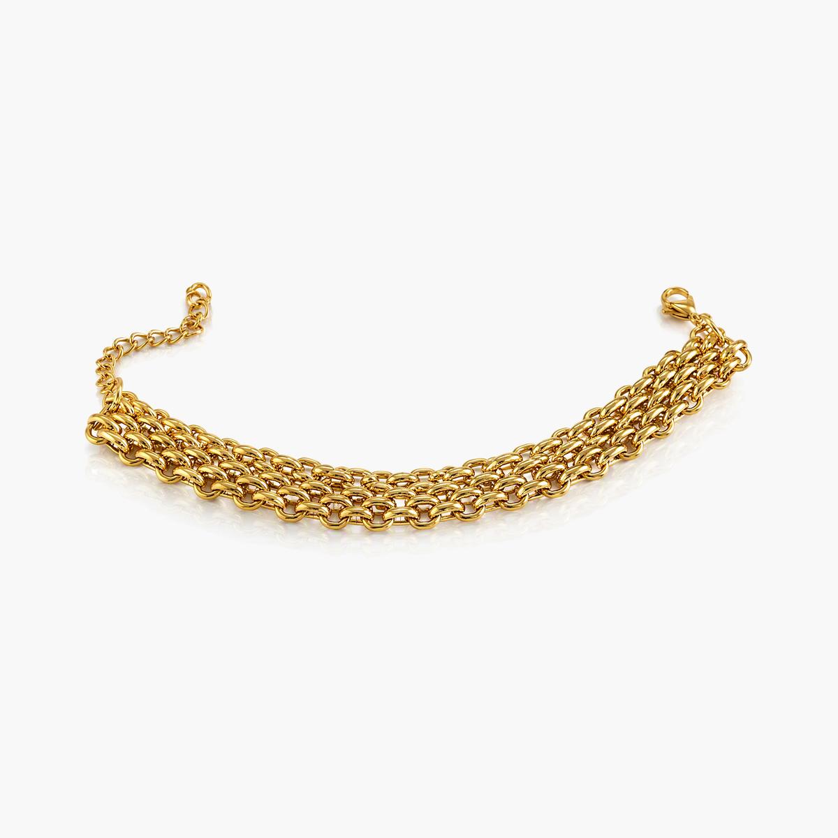 Braided Link Chain Bracelet