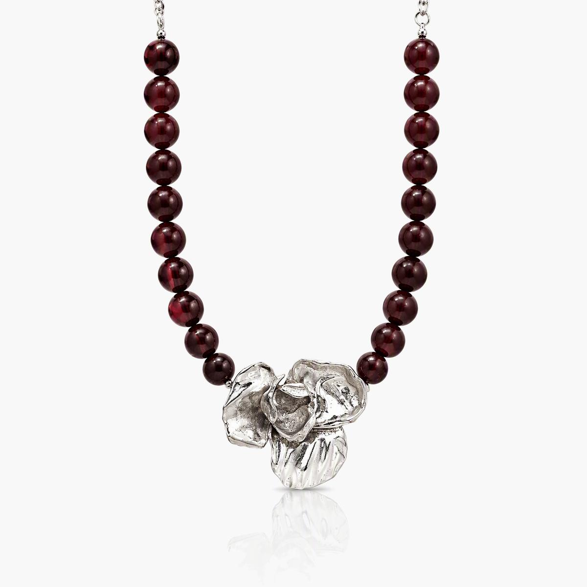 Boho Flower Cluster Necklace