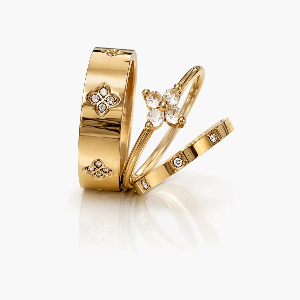 Four-Leaf Clover Ring