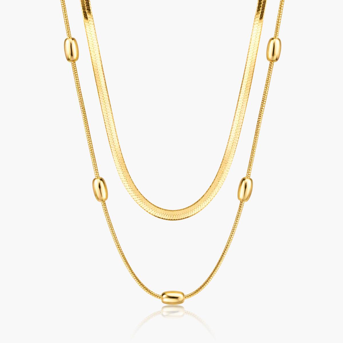 Dainty Mixed Motif Pendant Necklace
