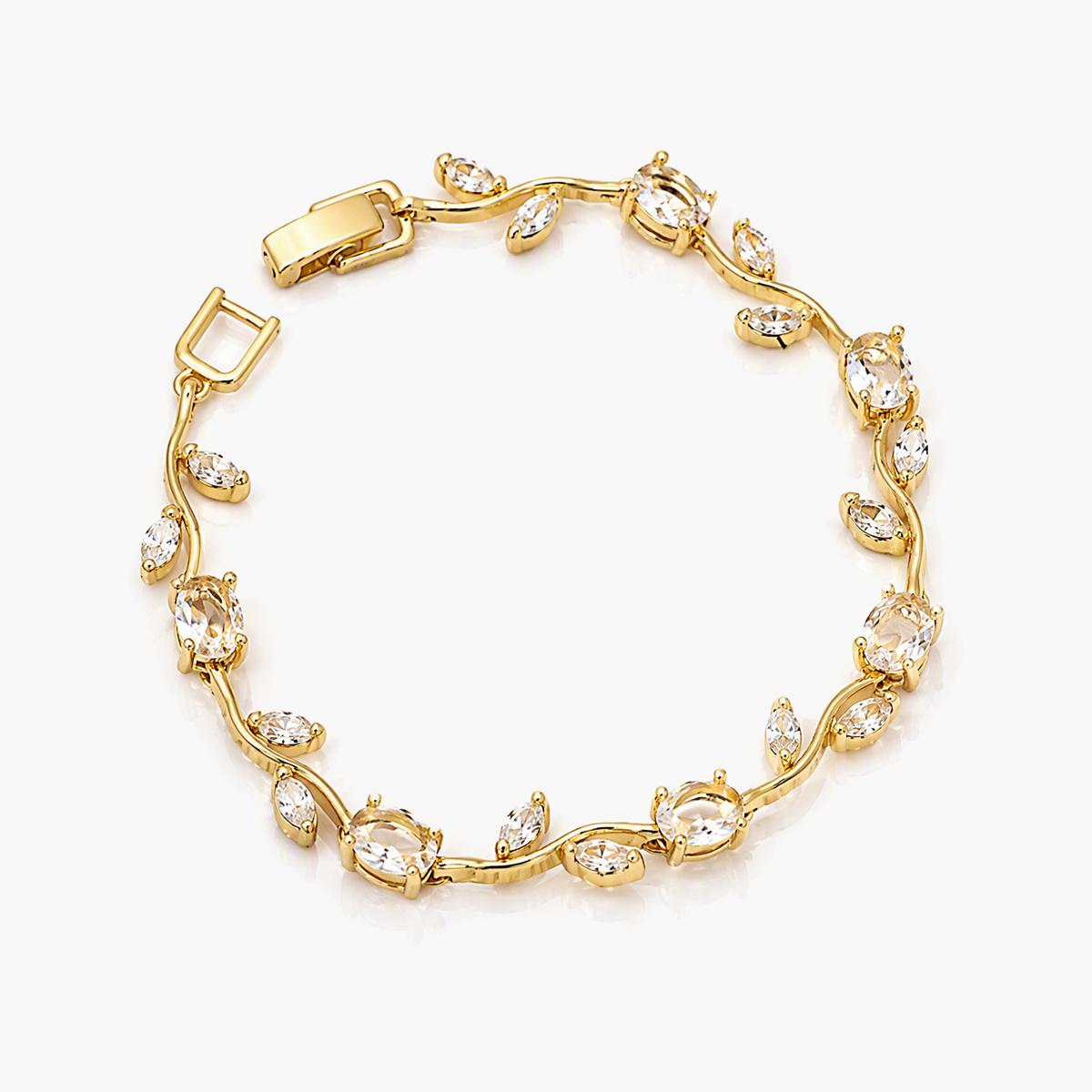 Dainty Leaf Chain Bracelet