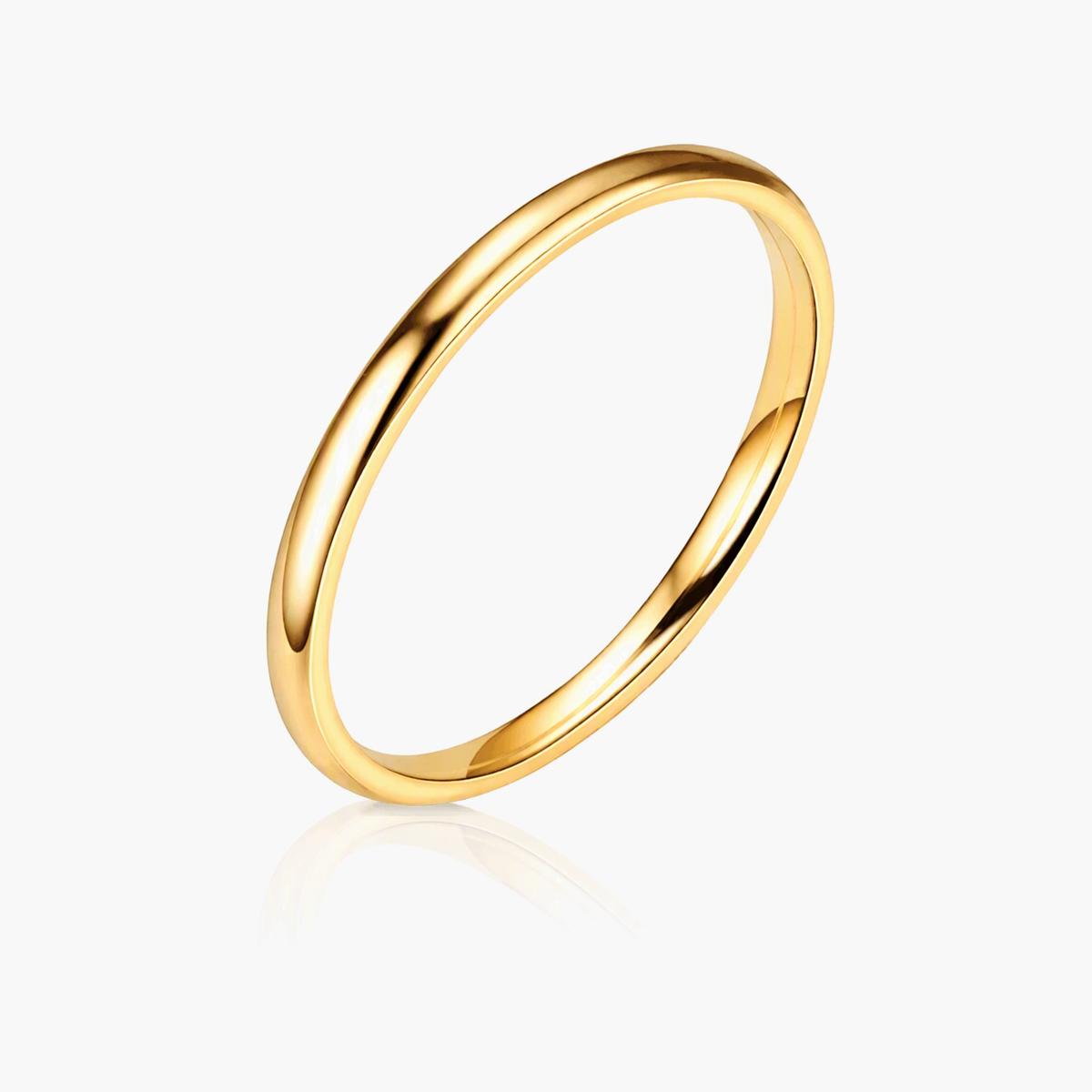 Minimalist Polished Band Ring