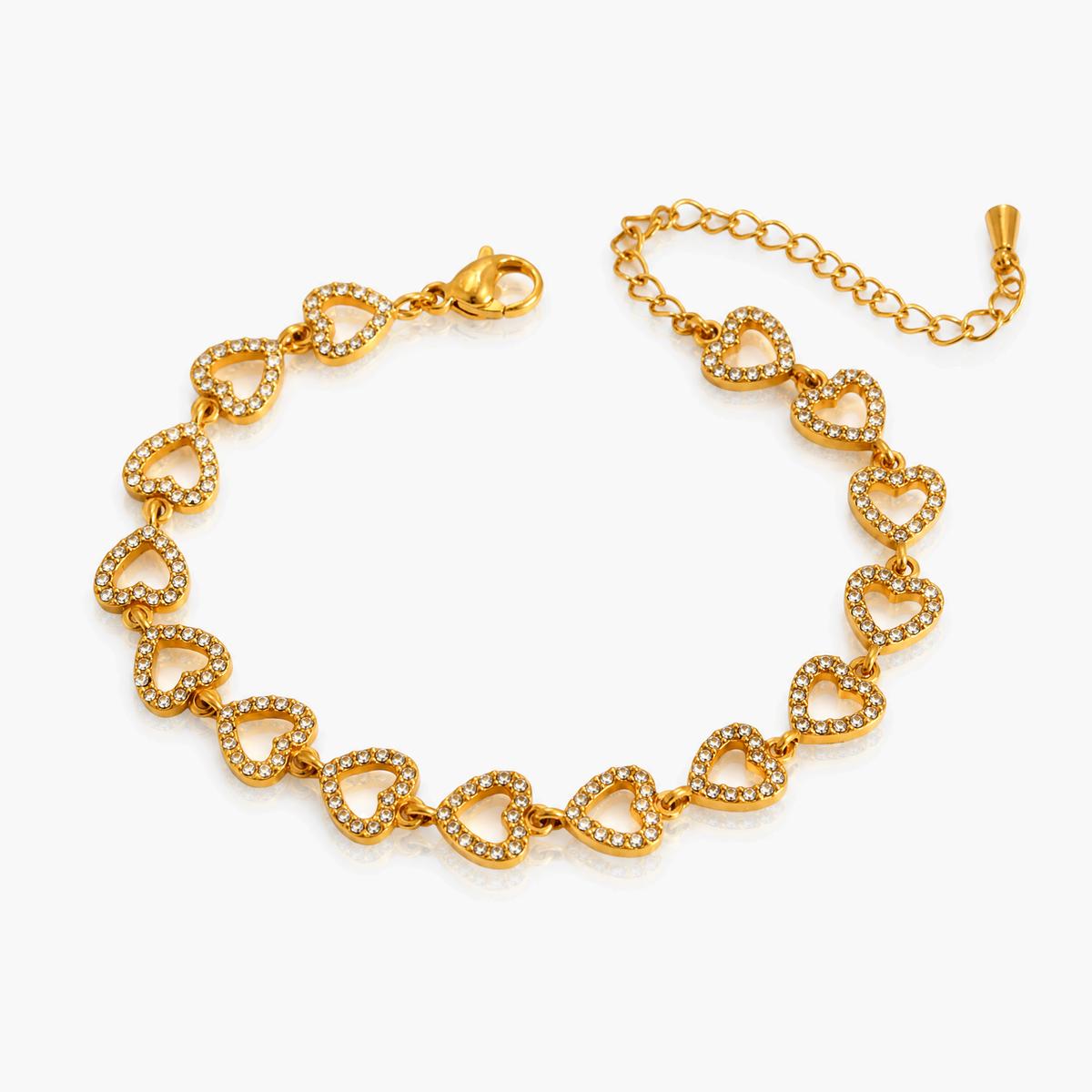 Trendy Star Heart Flower Bracelet