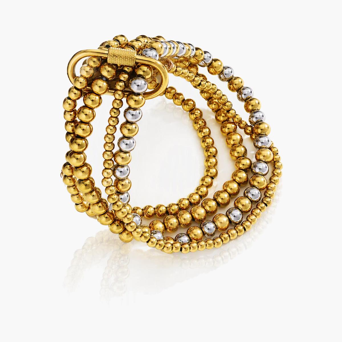 Trendy Multi-Strand Beaded Bracelet