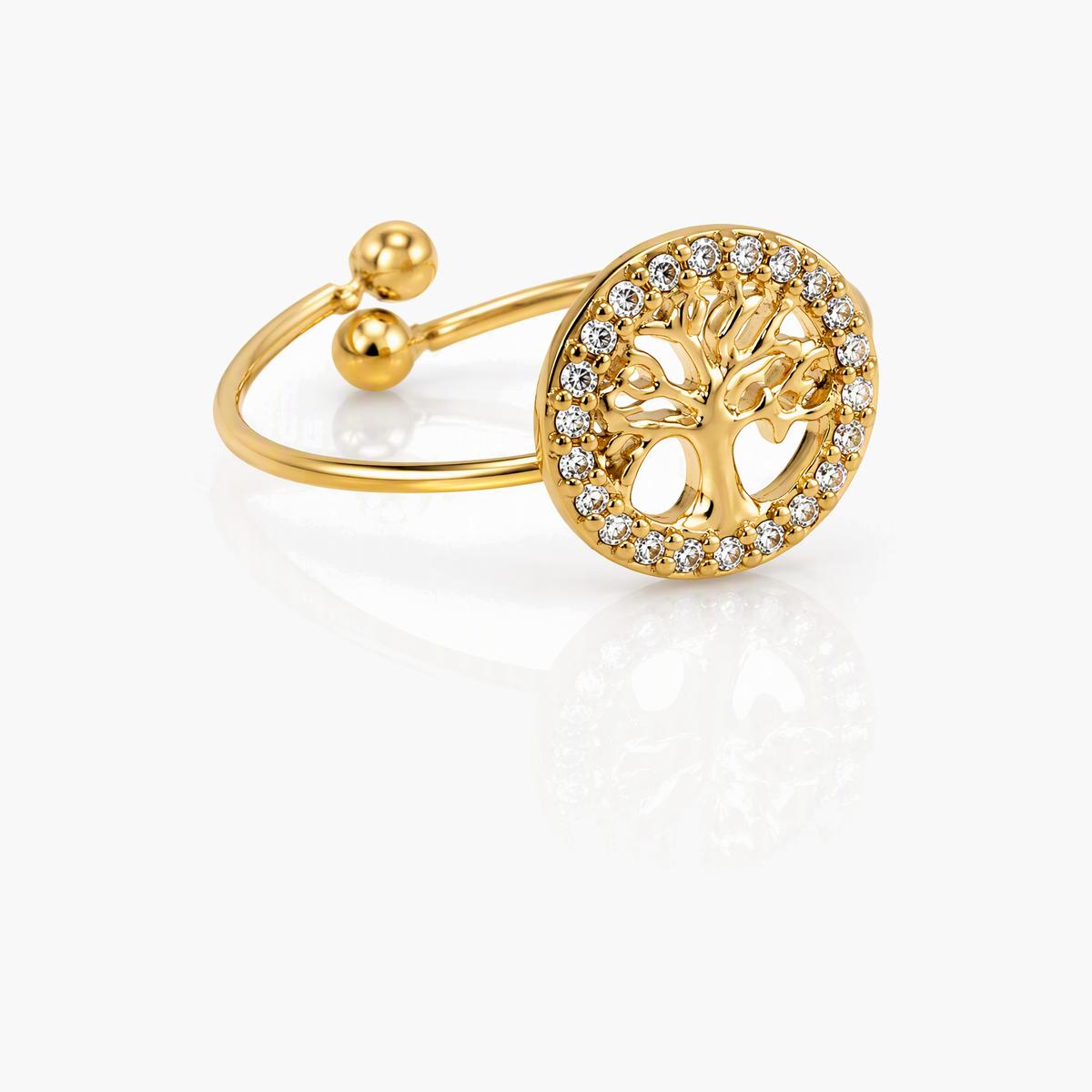 Mixed Motif Open Cuff Rings