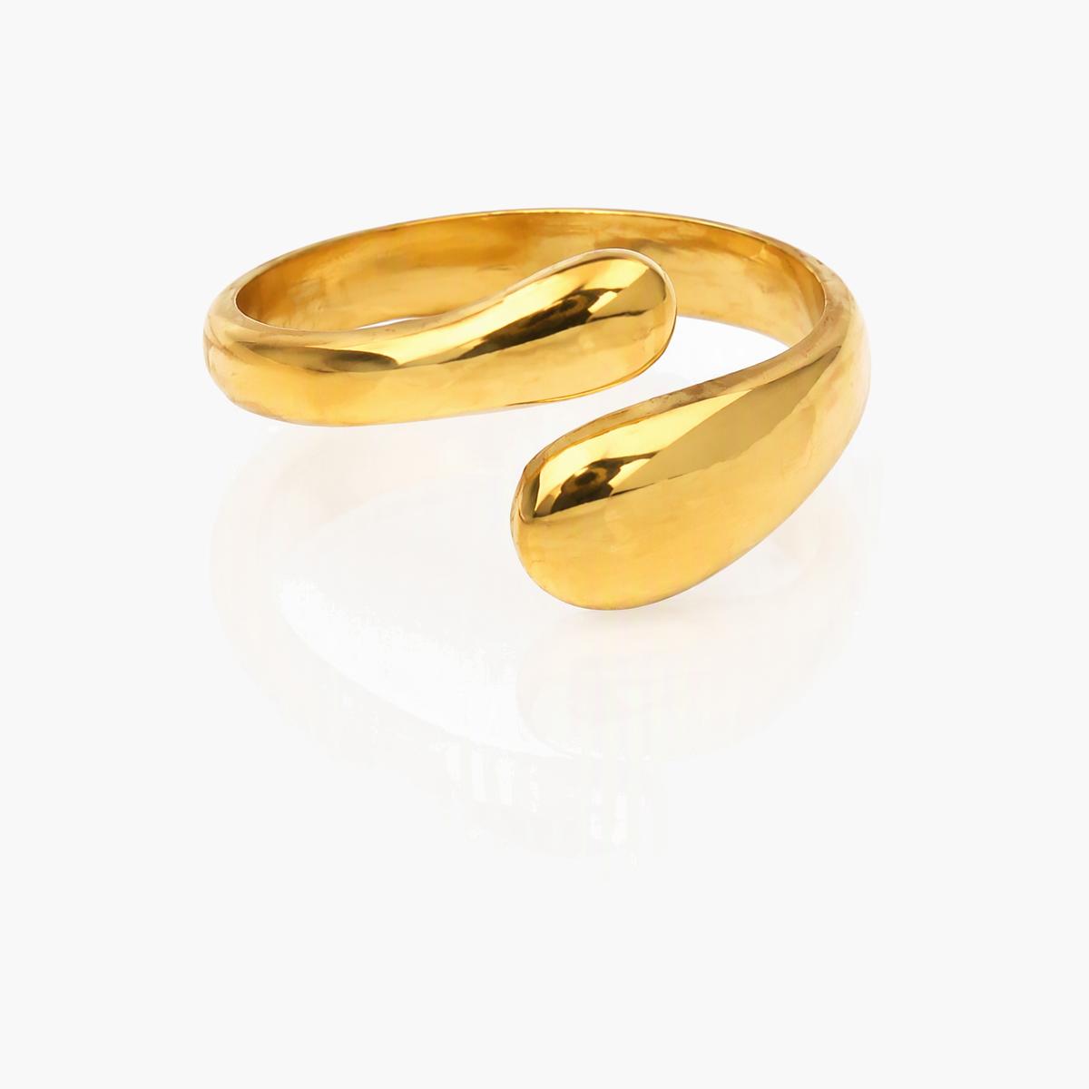 Minimalist Twist Open Ring