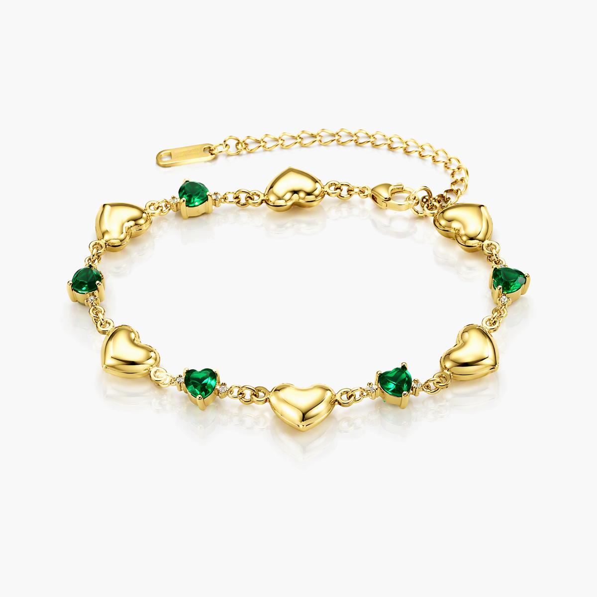 Heart Charm Bracelet