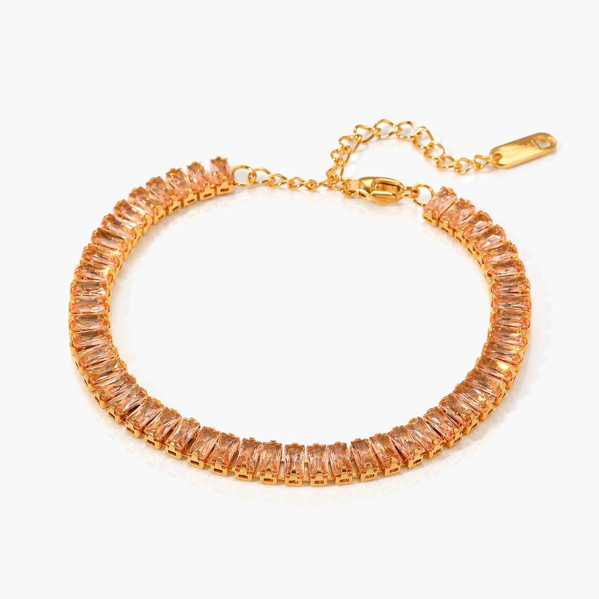 Baguette Stone Tennis Bracelet