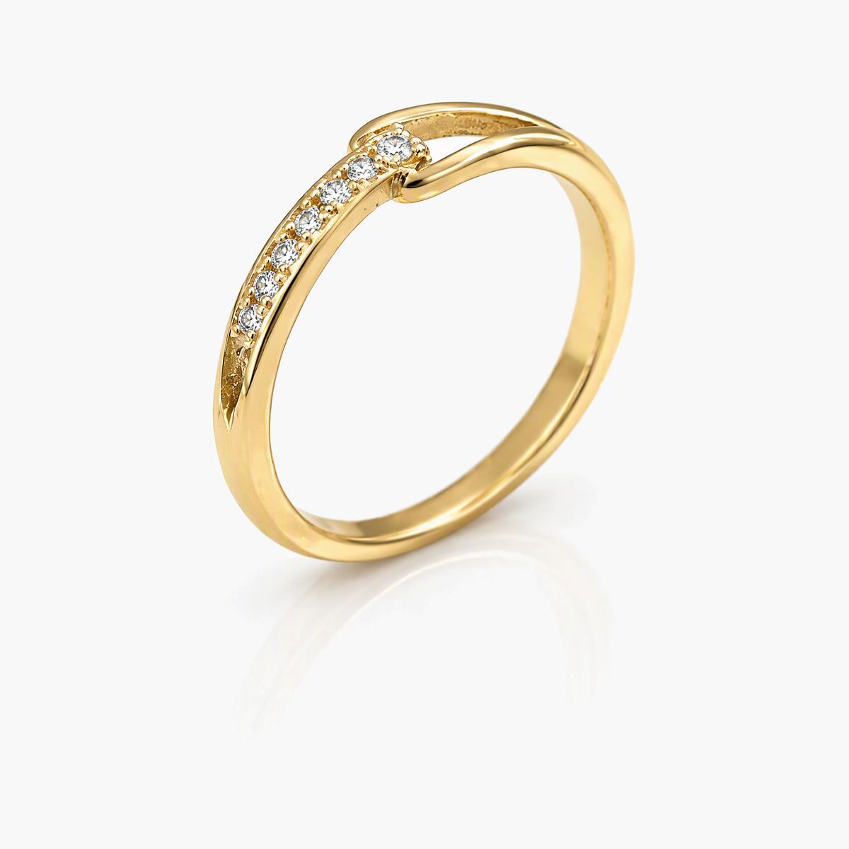 Dainty Teardrop Pear Ring