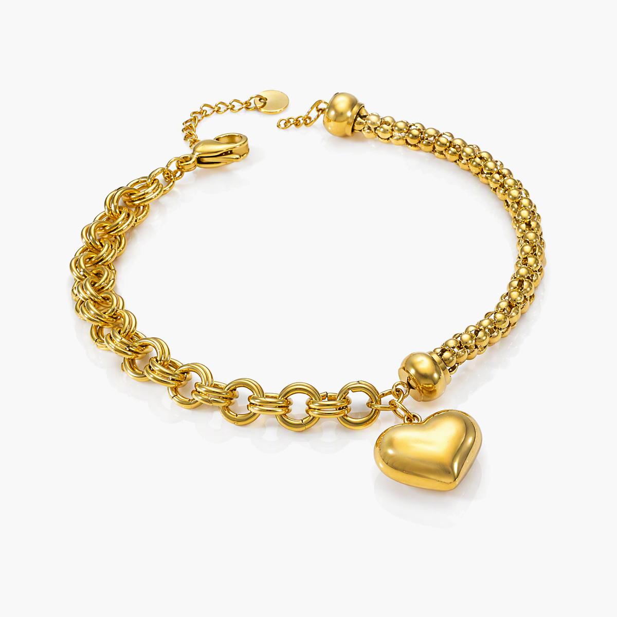 Heart Charm Bracelet
