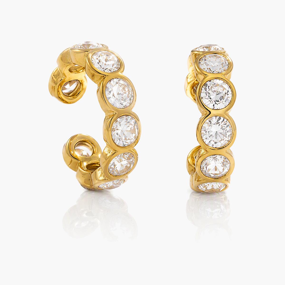 Trendy Triple Hoop Drop Earrings