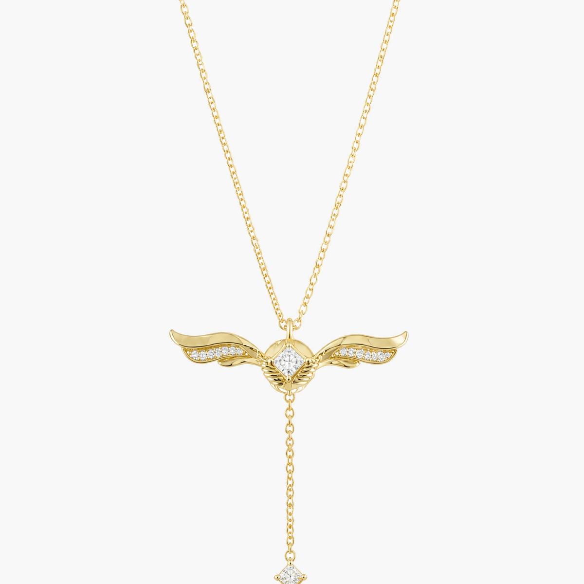 Dainty Wing Pendant Necklace
