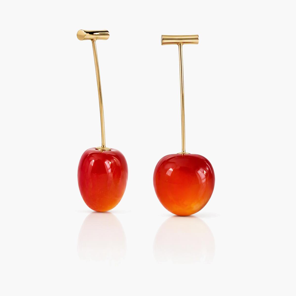 Cute Cherry Drop Earrings