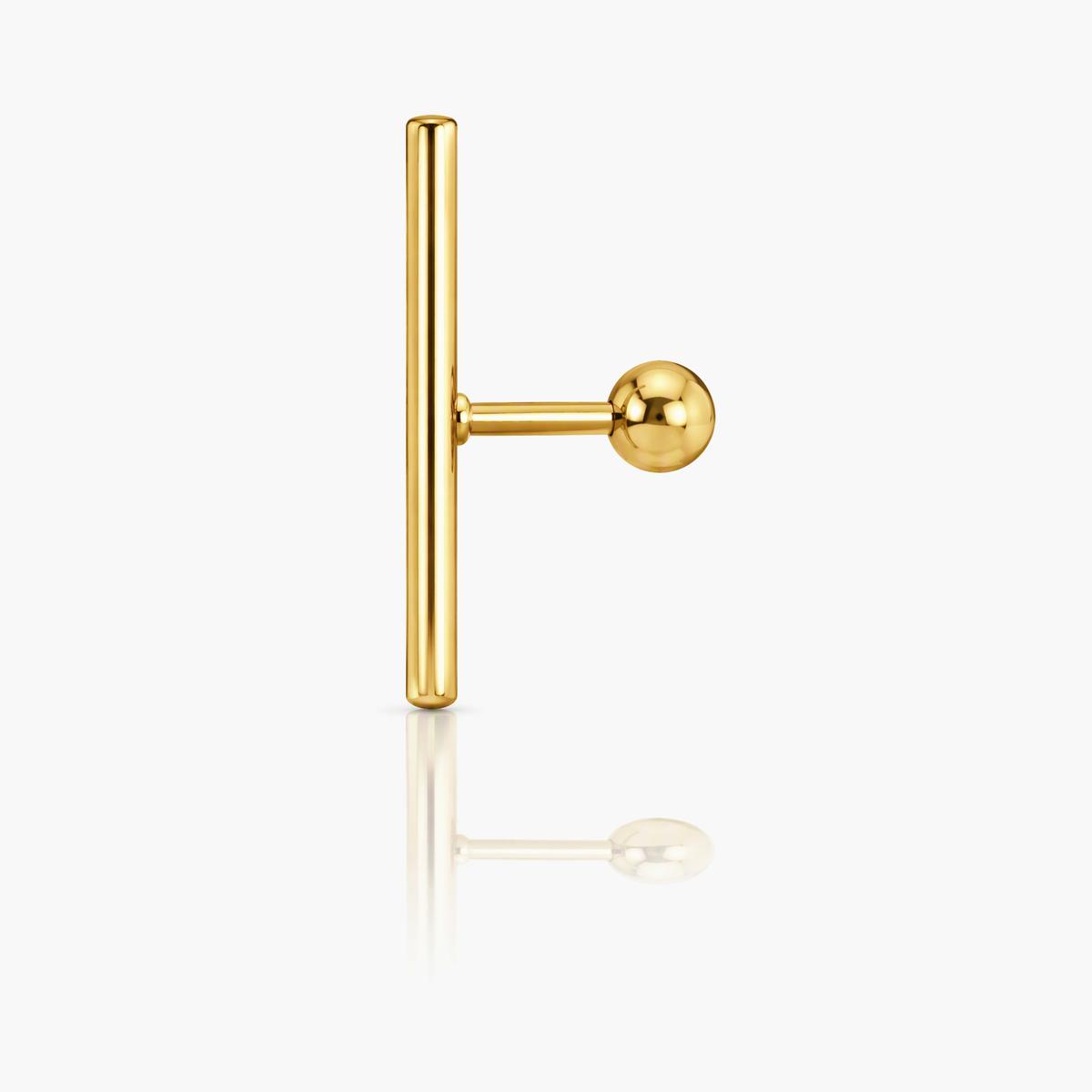 Minimalist Vertical Bar Stud Earrings