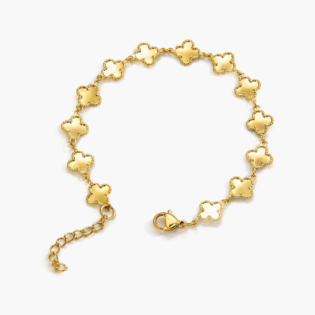 Four-Leaf Clover Bracelet