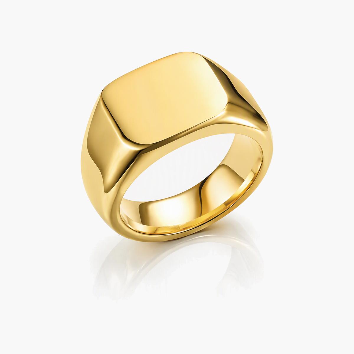 Chunky Square Signet Ring
