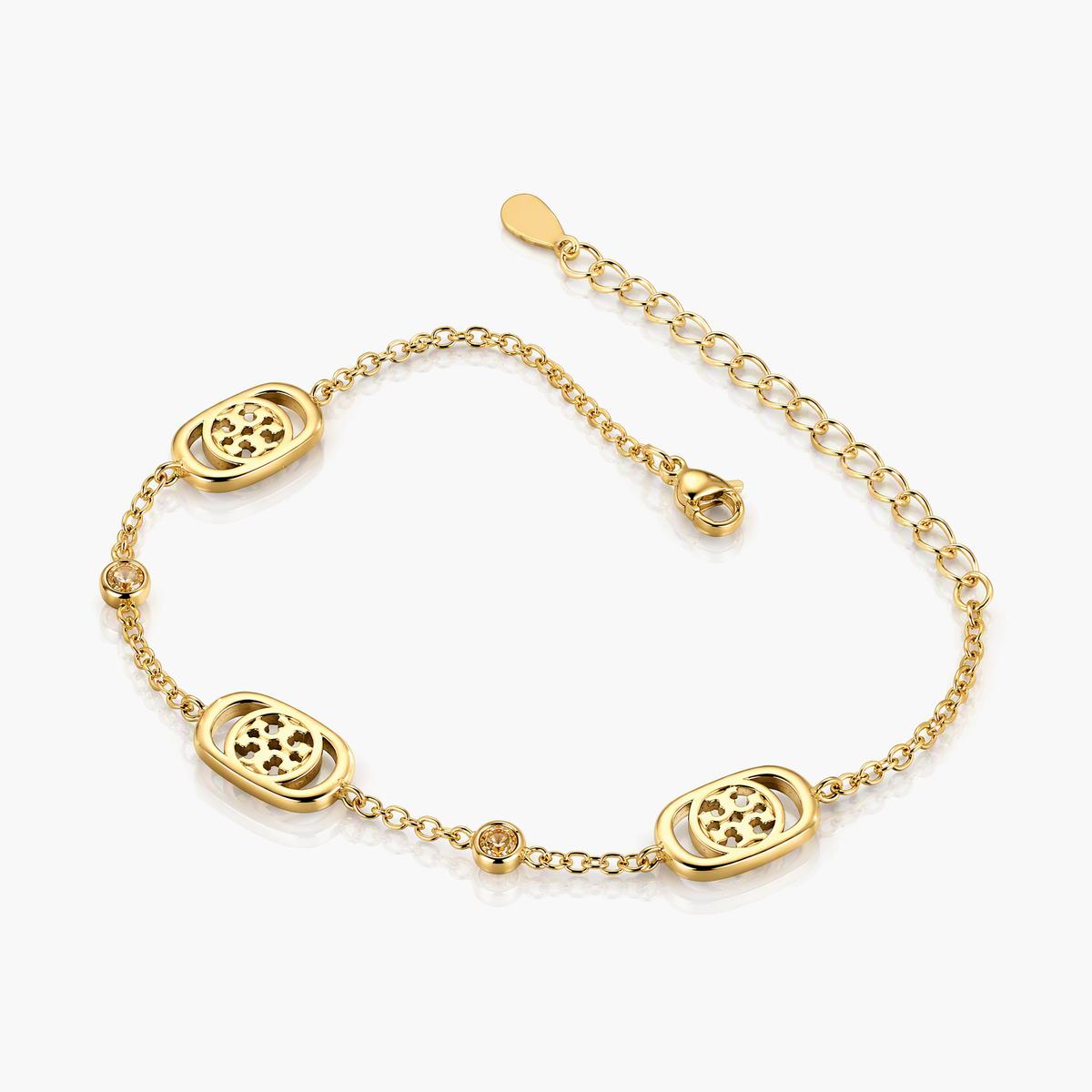 Elegant Oval Link Bracelet