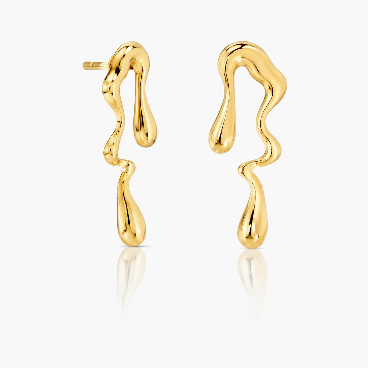 Trendy Wavy Drop Earrings