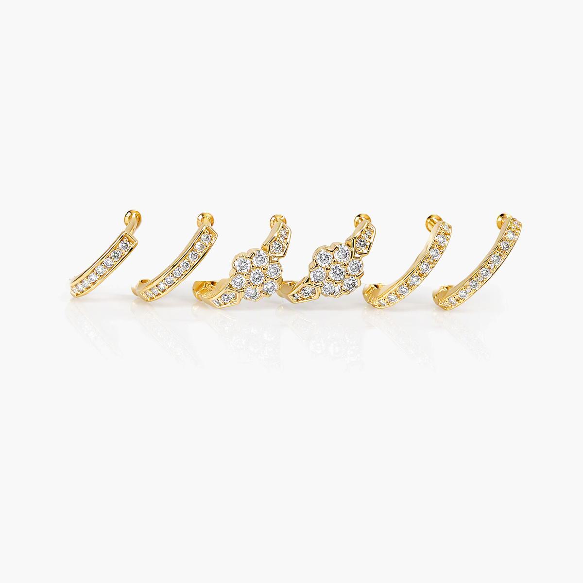 Dainty Flower Ear Cuff
