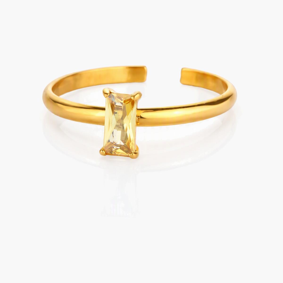 Dainty Single Stone Ring