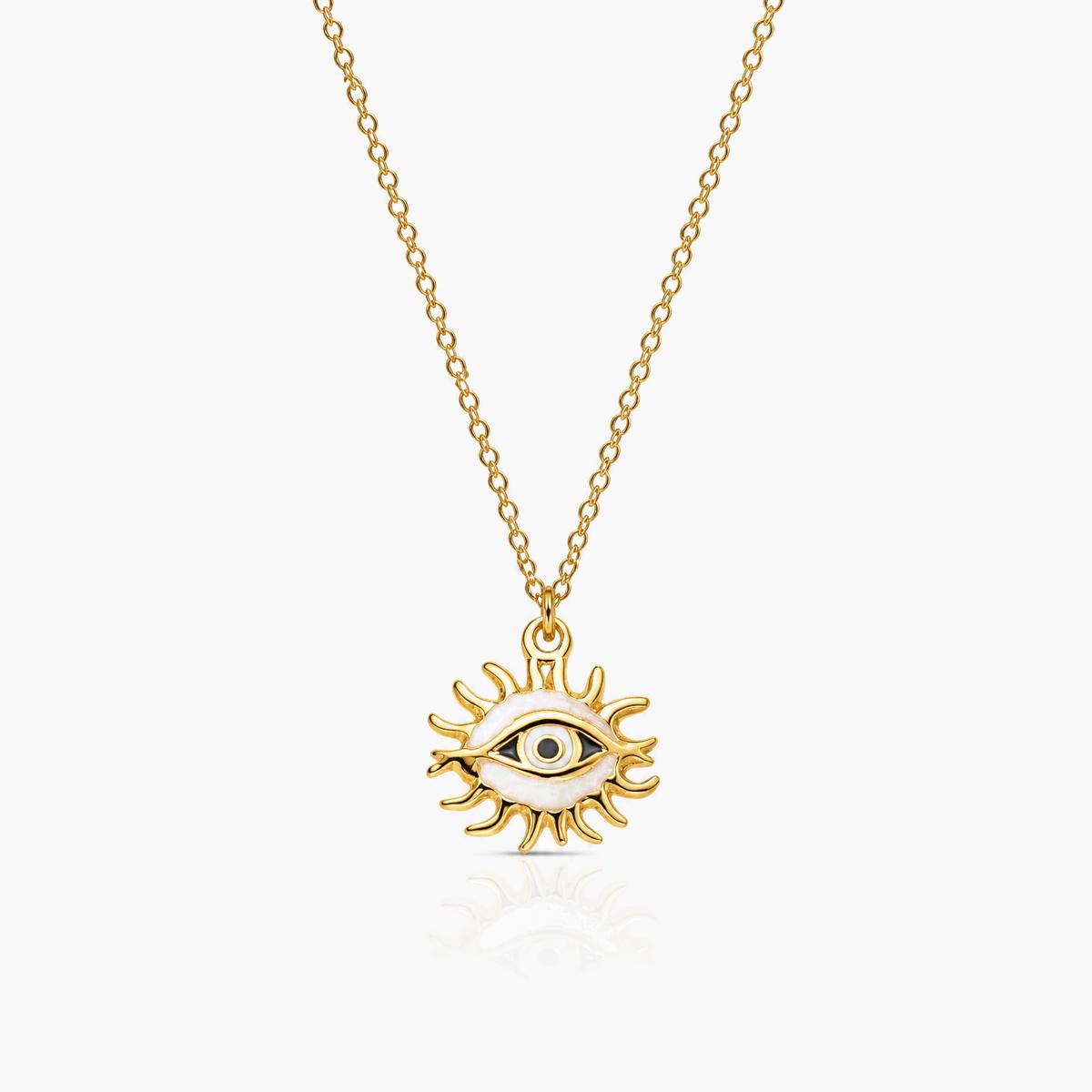 Mixed Motif Pendant Necklace